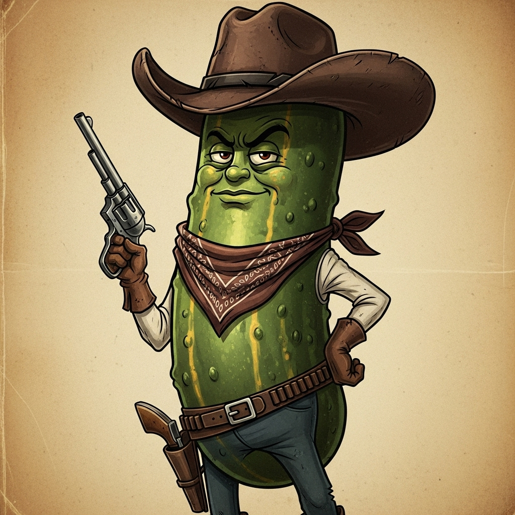 Vaquero Verde — the face of Hartwell's Tequila Pickles